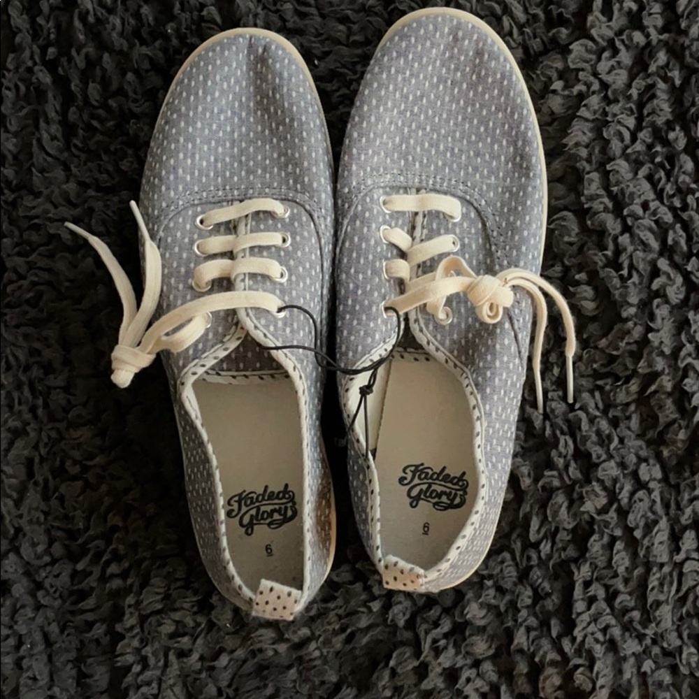 Chambray sneakers